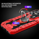 Custodia 2 in 1 Iron Knight per iPhone 12 in PC e TPU