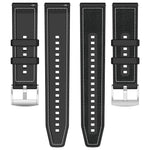 Cinturino per orologio xDfind ibrido in nylon intrecciato e silicone, For Fitbit Versa 4/Versa3/Sense2/Sense 20mm, For Fitbit Versa 2/Versa/Versa Lite 22mm