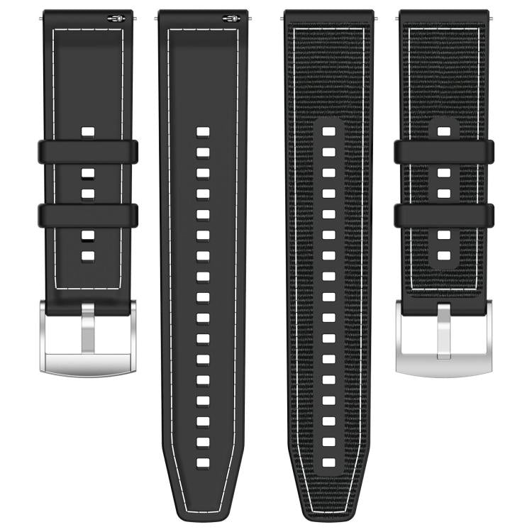 Cinturino per orologio xDfind ibrido in nylon intrecciato e silicone, For Fitbit Versa 4/Versa3/Sense2/Sense 20mm, For Fitbit Versa 2/Versa/Versa Lite 22mm