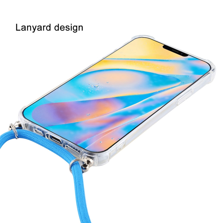 Custodia TPU trasparente per iPhone 12 mini con cordino