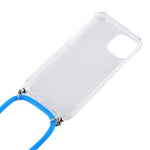 Custodia TPU trasparente per iPhone 12 mini con cordino