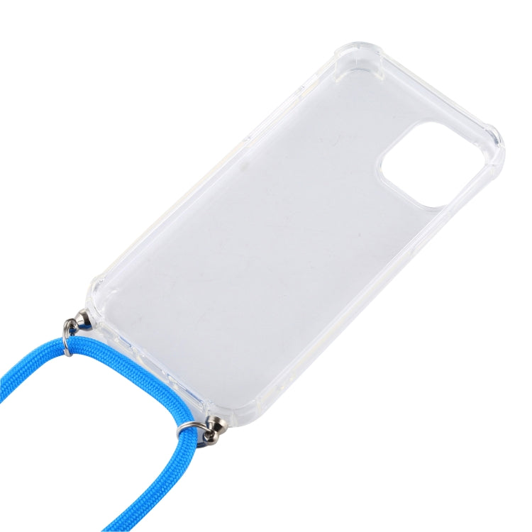 Custodia TPU trasparente per iPhone 12 mini con cordino