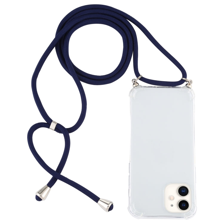 Custodia TPU trasparente per iPhone 12 mini con cordino