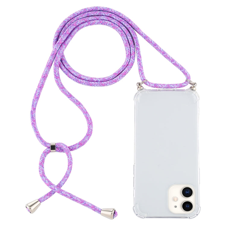 Custodia TPU trasparente per iPhone 12 mini con cordino