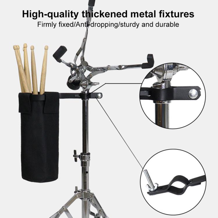 Custodia portatile per bacchette da batteria in tessuto Oxford