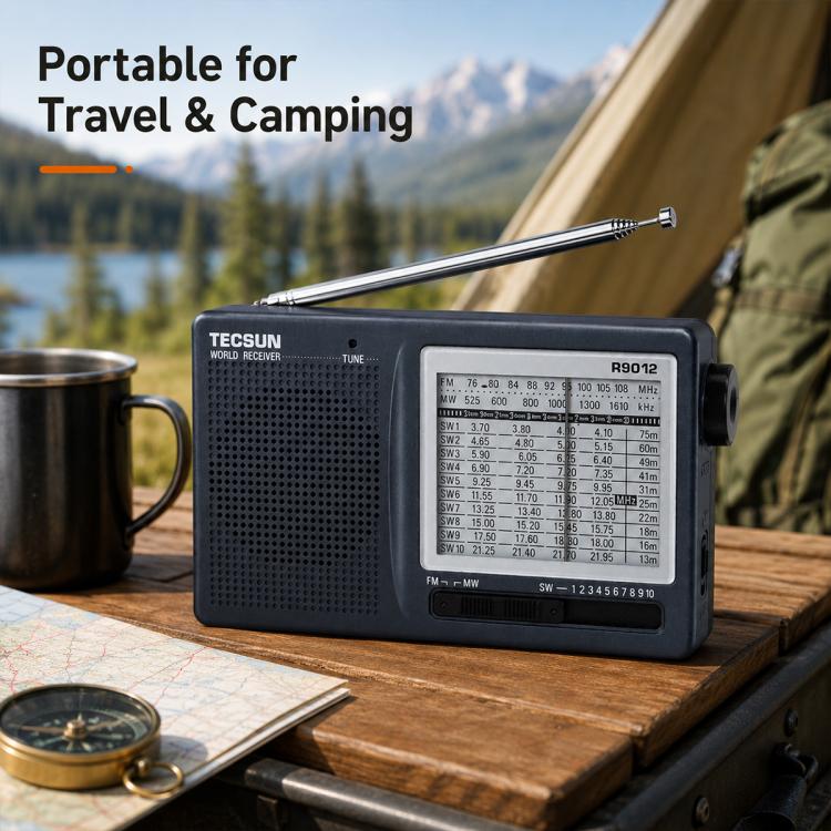 Radio FM portatile a banda completa Tecsun R-9012, R-9012