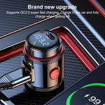 Trasmettitore FM per auto T23 con Bluetooth e ricarica rapida