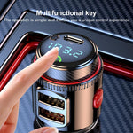 Trasmettitore FM per auto T23 con Bluetooth e ricarica rapida
