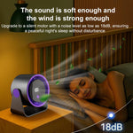 Ventilatore elettrico da tavolo con display digitale FS-22 e 100 velocità per la circolazione dell'aria.