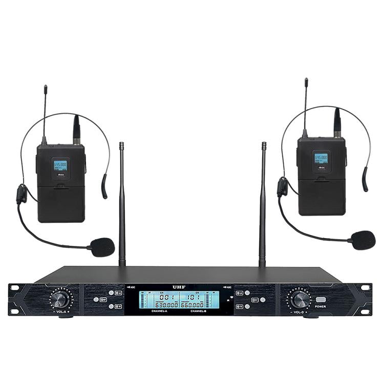 Sistema microfonico wireless professionale U-620 da cintura per 1 o 2 persone