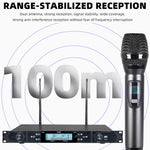 Sistema microfonico wireless professionale U-620 da cintura per 1 o 2 persone