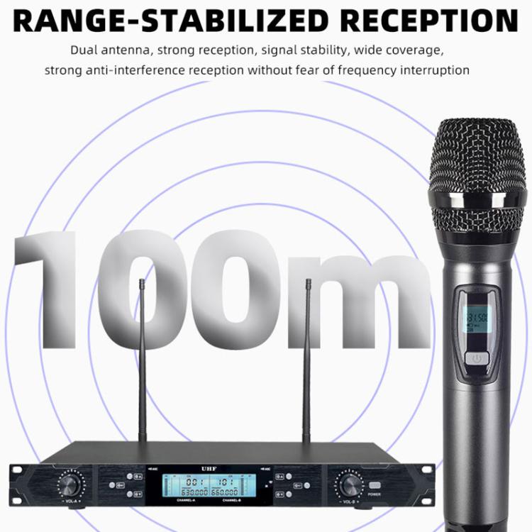 Sistema microfonico wireless professionale U-620 da cintura per 1 o 2 persone