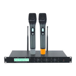 AI-101 Microfono wireless professionale per karaoke domestico con riverbero a 7 bande