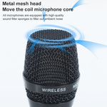 AI-101 Microfono wireless professionale per karaoke domestico con riverbero a 7 bande