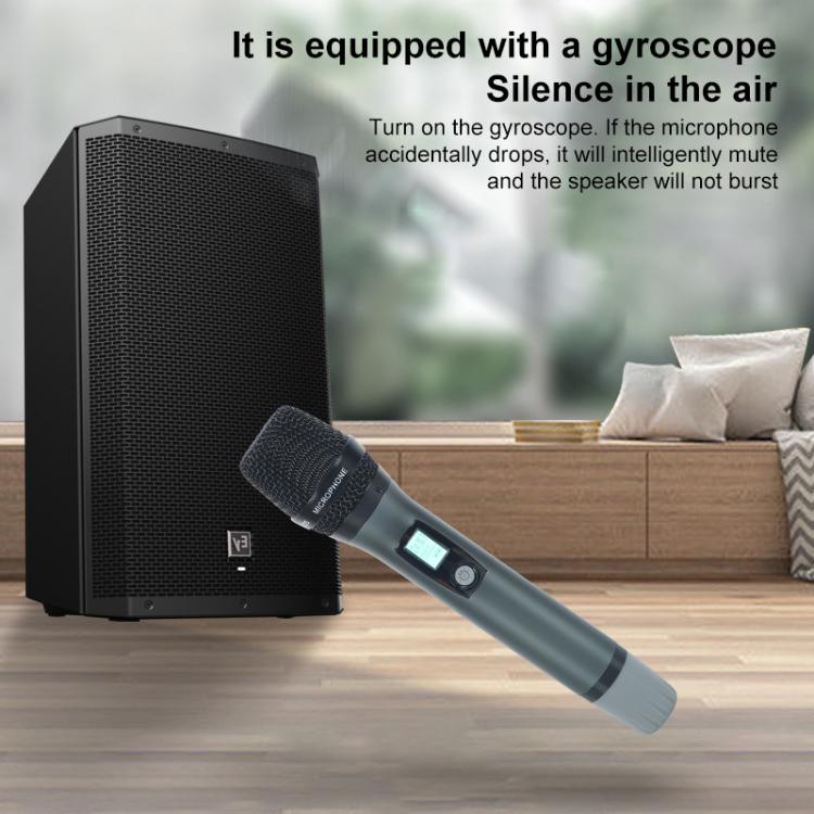 AI-101 Microfono wireless professionale per karaoke domestico con riverbero a 7 bande