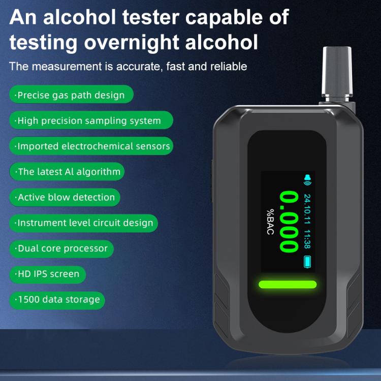 Tester portatile D2000 per contenuto alcol con schermo IPS