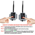 Trasmettitore e ricevitore wireless 2.4G per telecamere cablate