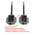 Trasmettitore e ricevitore wireless 2.4G per telecamere cablate