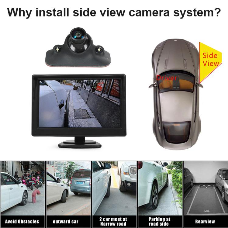 Kit telecamere angolo cieco con schermo HD 5" 1080P