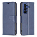 Custodia per telefono in pelle tinta unita con texture effetto pelle di agnello., For Galaxy S26 FE 5G, For Samsung Galaxy S26 Ultra 5G, For Samsung Galaxy S26 5G, For Samsung Galaxy S25 FE 5G