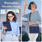 Custodia rigida in silicone Big Holder per tablet PC con tracolla, For Samsung Galaxy Tab A9+