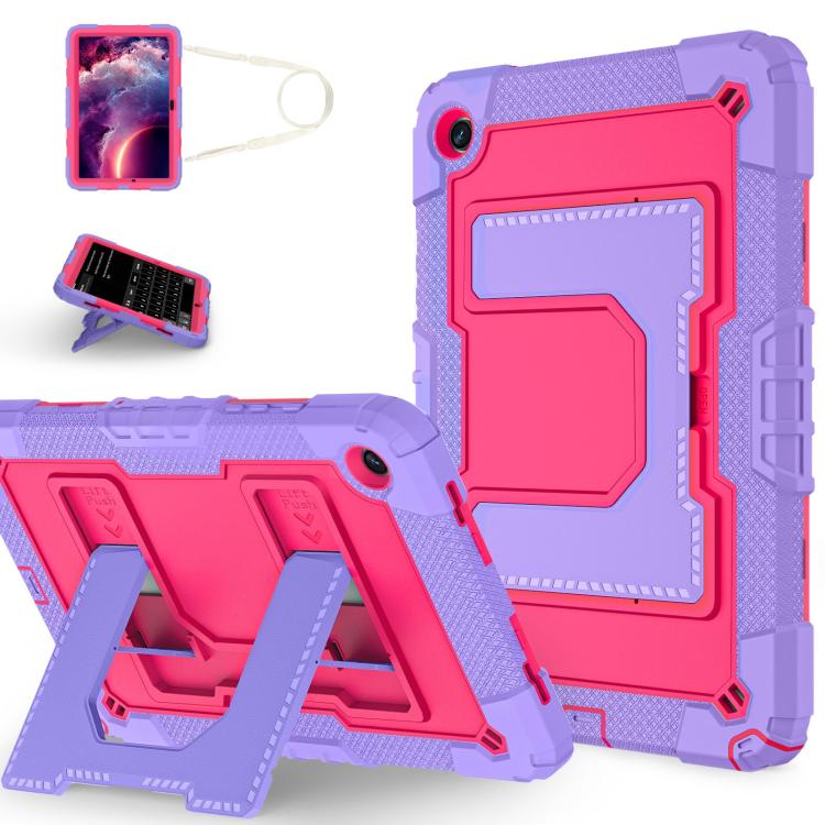 Custodia rigida in silicone Big Holder per tablet PC con tracolla, For Samsung Galaxy Tab A9+