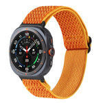 Cinturino per orologio in nylon intrecciato con motivo a onde, For Samsung Galaxy Watch8 / Watch8 Classic
