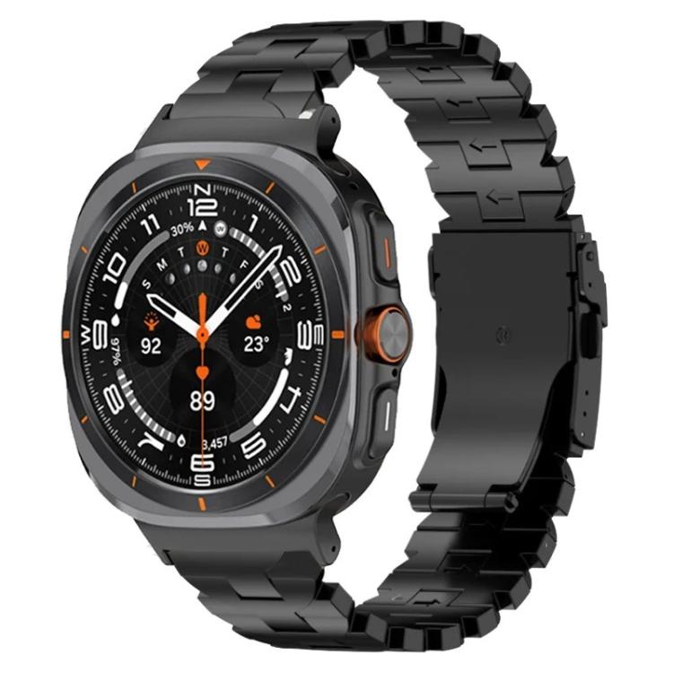 Cinturino per orologio in lega di titanio con fibbia di sicurezza a farfalla., For Samsung Galaxy Watch8 / Watch8 Classic