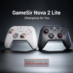 Controller di gioco wireless GameSir Nova 2 Lite per Switch e PC
