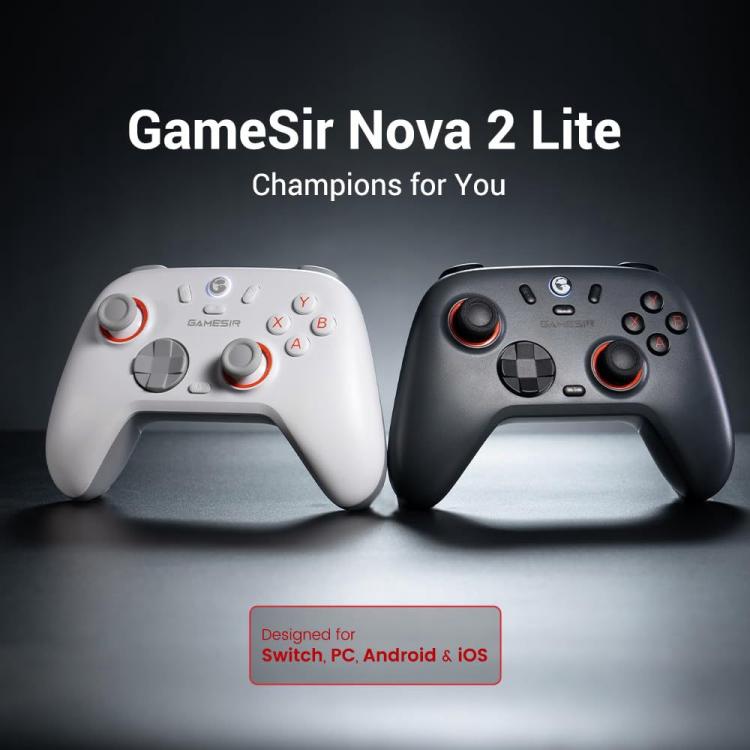 Controller di gioco wireless GameSir Nova 2 Lite per Switch e PC