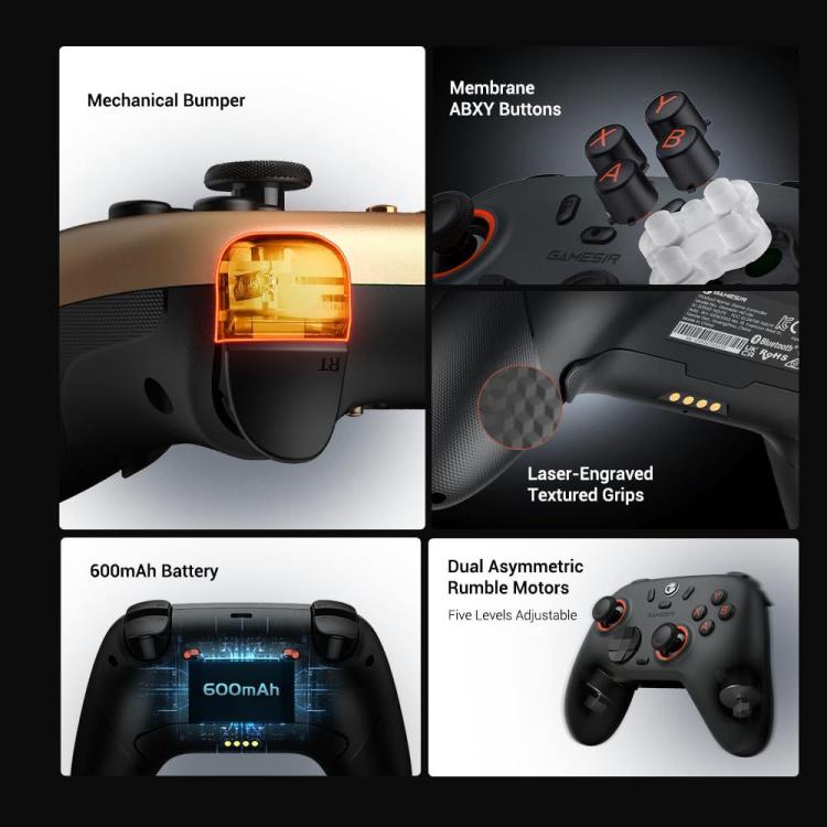 Controller di gioco wireless GameSir Nova 2 Lite per Switch e PC