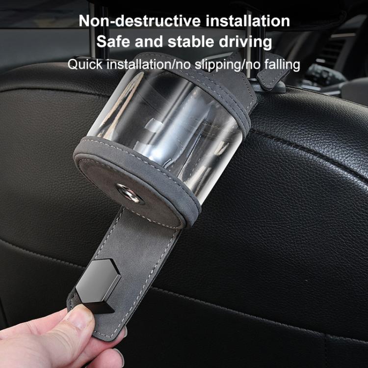 Portabicchiere auto con doppio gancio per schienale sedile