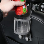 Portabicchiere auto con doppio gancio per schienale sedile