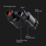 FNIRSI NVS-40 Binocolo portatile con visione notturna 4K