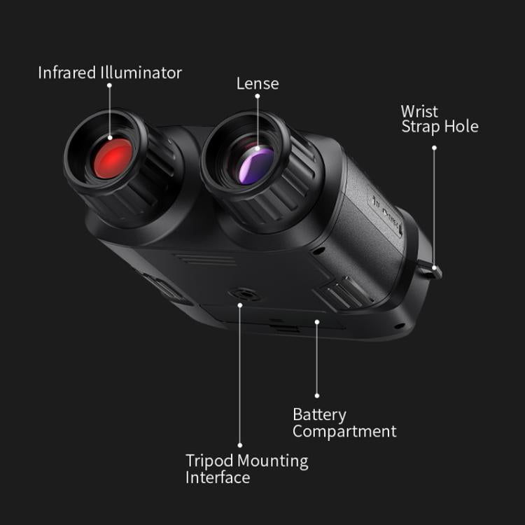 FNIRSI NVS-40 Binocolo portatile con visione notturna 4K