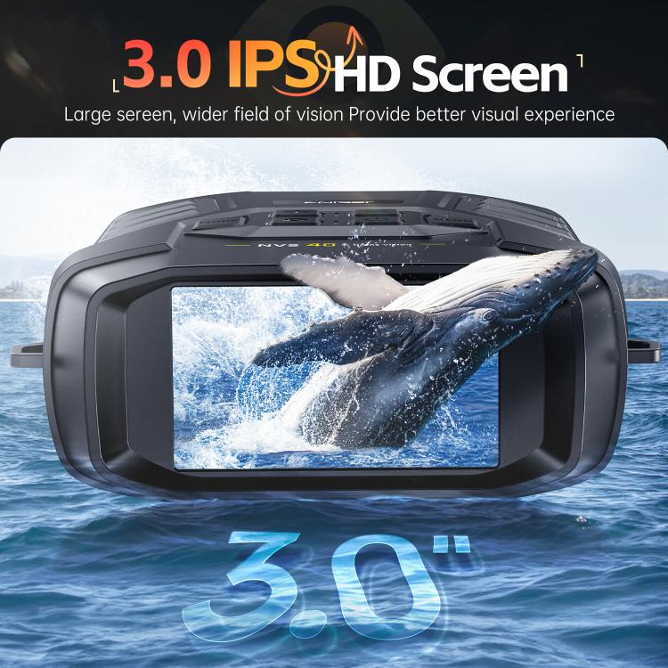 FNIRSI NVS-40 Binocolo portatile con visione notturna 4K