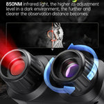 FNIRSI NVS-40 Binocolo portatile con visione notturna 4K