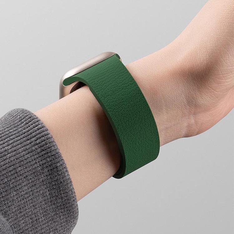 Cinturino per orologio magnetico in silicone con texture litchi xDfind, For Fitbit Charge 5 / Charge 6, For Fitbit Versa 4/Versa3/Sense2/Sense