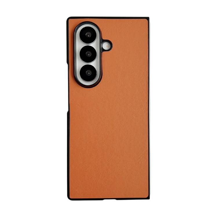 Custodia per telefono Morandi Solid Color con texture effetto pelle, For Samsung Galaxy Z Fold7 5G