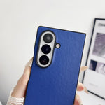 Custodia per telefono Morandi Solid Color con texture effetto pelle, For Galaxy Z Fold8 Ultra 5G