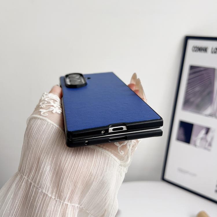 Custodia per telefono Morandi Solid Color con texture effetto pelle, For Galaxy Z Fold8 Ultra 5G