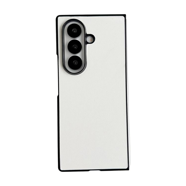 Custodia per telefono Morandi Solid Color con texture effetto pelle, For Galaxy Z Fold8 Ultra 5G