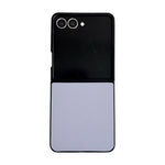 Custodia per telefono Morandi Solid Color con texture effetto pelle, For Galaxy Z Flip8 5G
