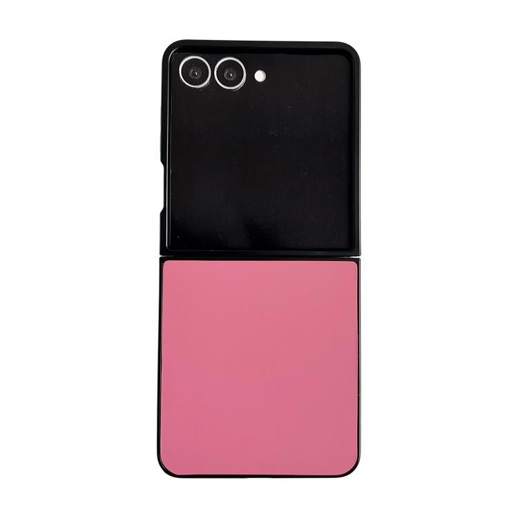 Custodia per telefono Morandi Solid Color con texture effetto pelle, For Galaxy Z Flip8 5G
