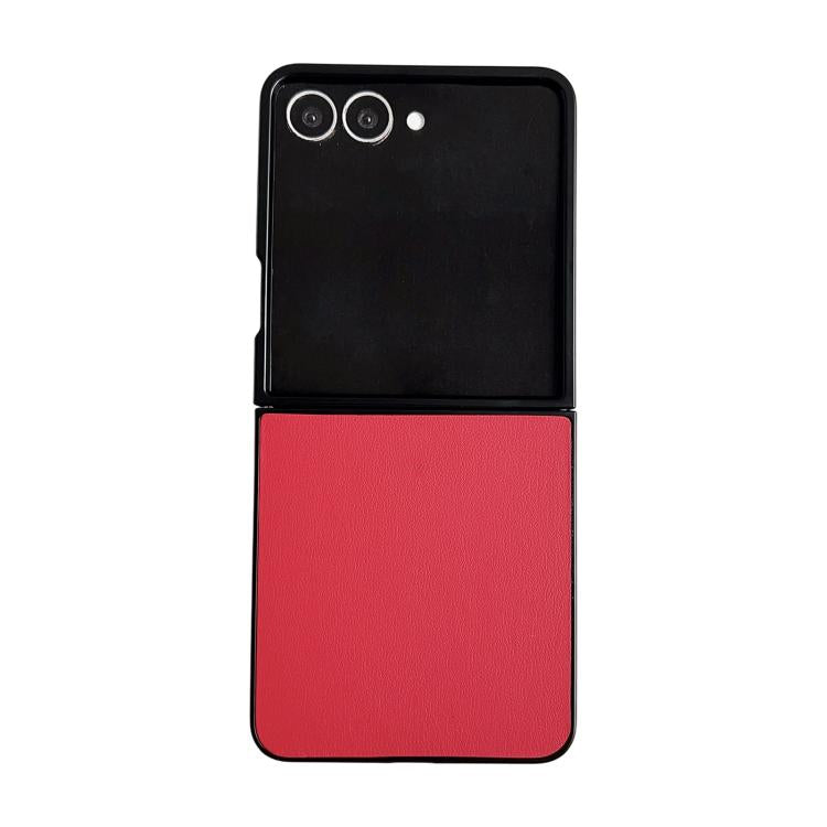 Custodia per telefono Morandi Solid Color con texture effetto pelle, For Galaxy Z Flip8 5G