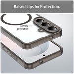 Custodia ibrida in PC TPU con airbag antiurto e MagSafe per telefono., For Galaxy S26 FE 5G, For Samsung Galaxy S26+ 5G, For Samsung Galaxy S26 Edge 5G, For Samsung Galaxy S26 Ultra 5G, For Samsung Galaxy S26 5G, For Samsung Galaxy S25 Edge 5G
