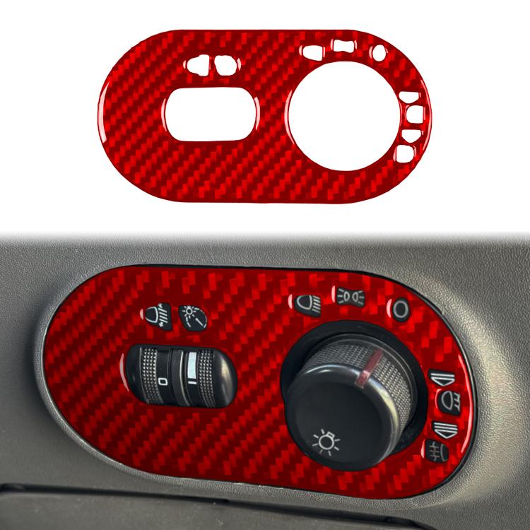 Adesivo fibra di carbonio per interruttore fari SEAT Ibiza 2003-2