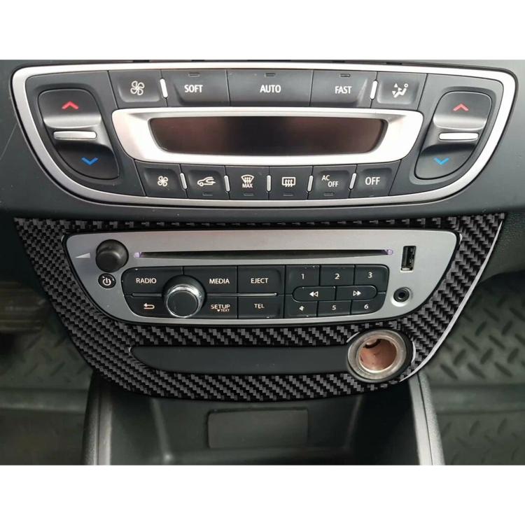 Pannello decorativo in fibra di carbonio per climatizzatore auto