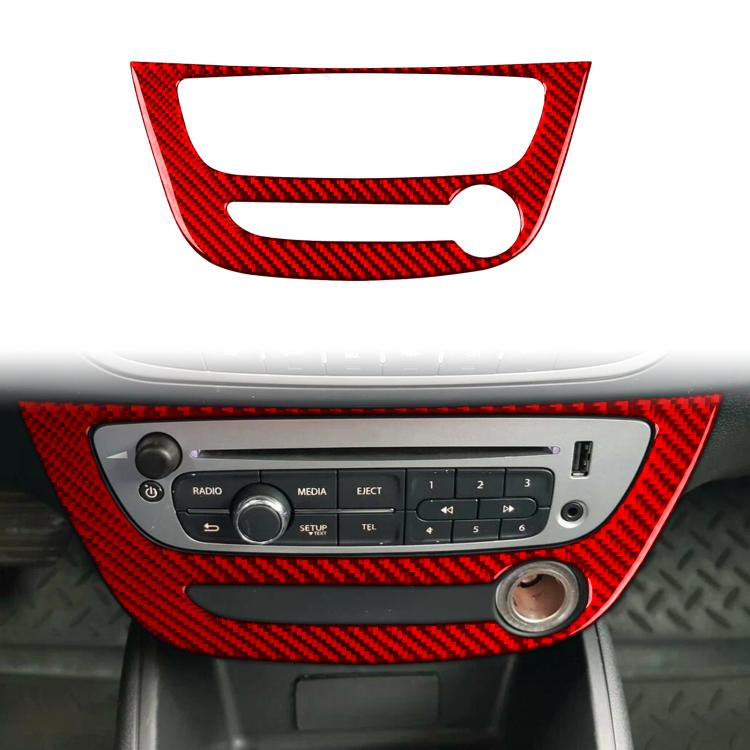Pannello decorativo in fibra di carbonio per climatizzatore auto