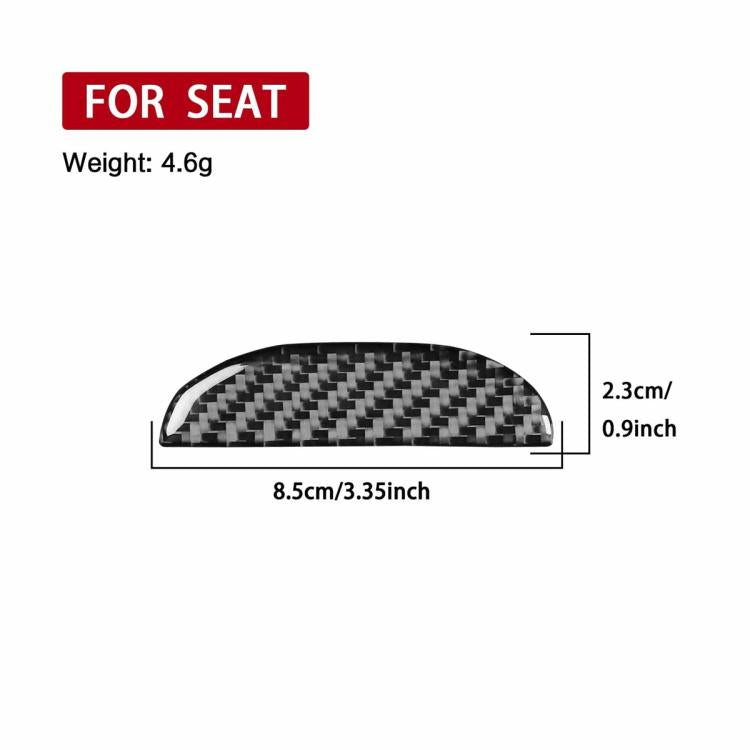 Adesivo con maniglia in fibra di carbonio per SEAT Leon 2005-2012